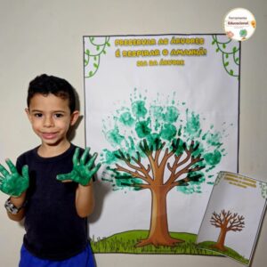 Painel colaborativo Dia da Árvore