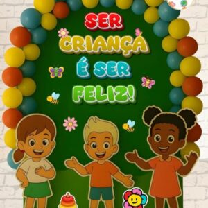 Painel realista dia das crianças