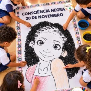  PAINEL PARA COLORIR DIA DA CONSCIÊNCIA NEGRA