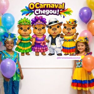 Painel O Carnaval Chegou, tema Capivaras