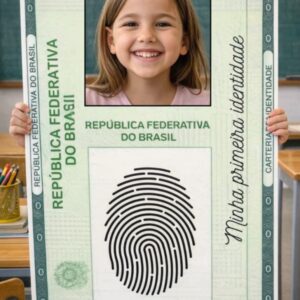 Moldura Gigante Minha Identidade Infantil