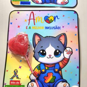 Cartão Mimo para conscientização sobre o autismo