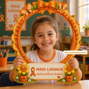 Bambolê fofo Maio Laranja