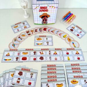 Bingo Junino com 28 cartelas
