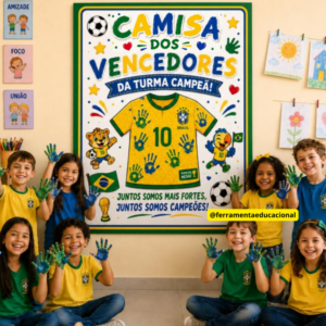 PAINEL CAMISA DOS VENCEDORES DA TURMA CAMPEÃ