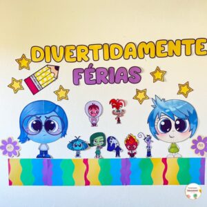 Painel divertidamente de férias