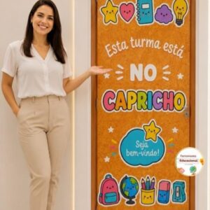 Banner de porta 1 Volta as aulas 