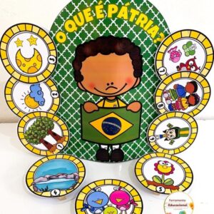 Luva com o poema “O que é Pátria”