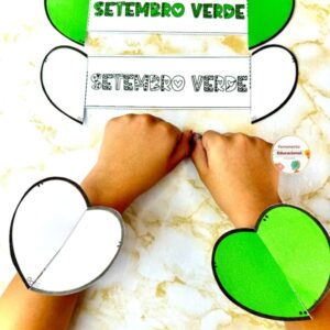 Bracelete de coração Setembro Verde e a importância da inclusão