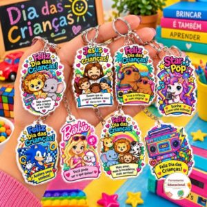 KIT CHAVEIROS TEMÁTICOS – DIA DAS CRIANÇAS