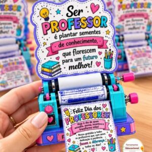 LEMBRANCINHA MIMIÓGRAFO DIA DOS PROFESSORES