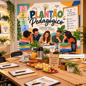PAINEL QUADRADO PLANTÃO PEDAGÓGICO