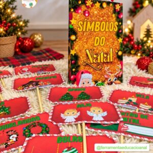 Sacola dos símbolos do Natal