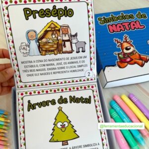 SÍMBOLOS DO NATAL NA CAIXA”