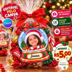 Lembrancinha Globo de Neve Personalizado